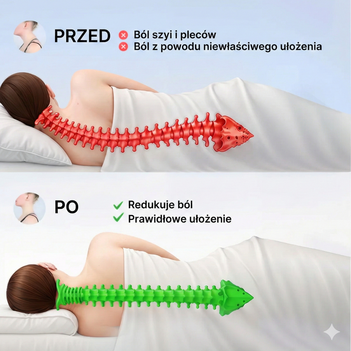 OrthoSleep™ – ulga dla szyi