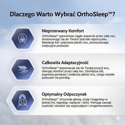 OrthoSleep™ – ulga dla szyi